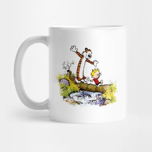 Calvin And Hobbes Cartoon Mug